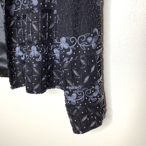 < Vintage SCALA Beaded Jacket size Large > - Picture 5 of 8